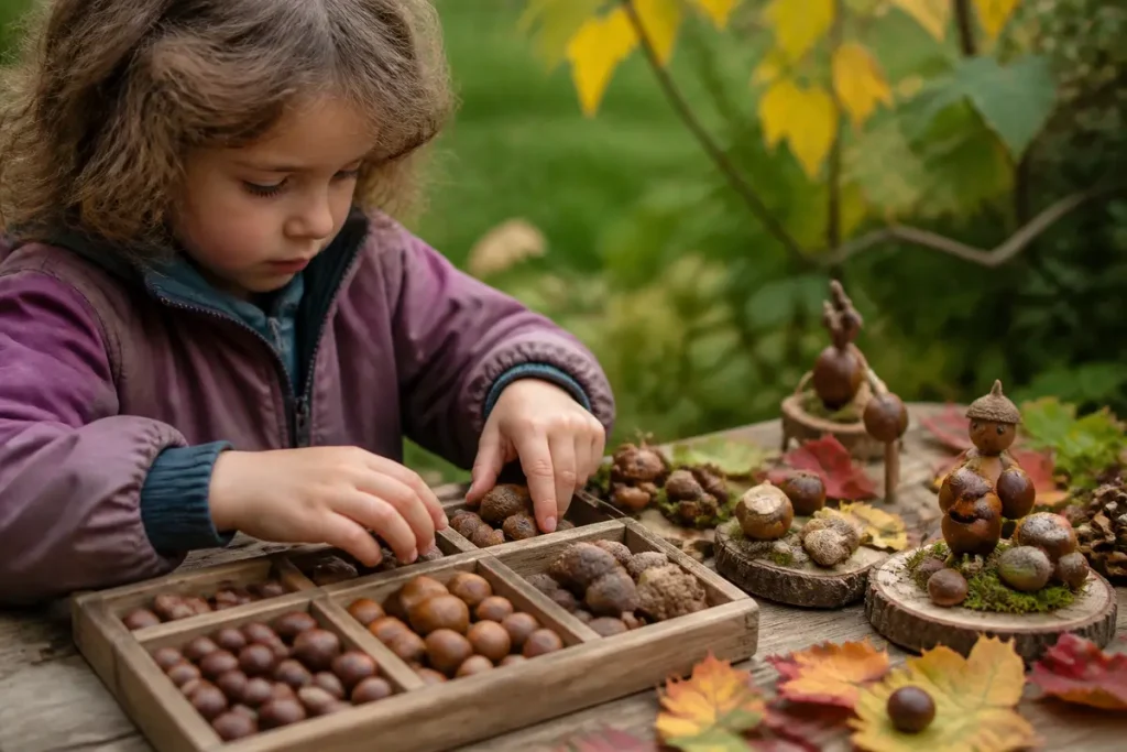 Knutselen met eikels en kastanjes: 10 creatieve ideeën